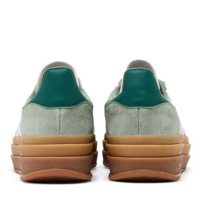 adidas Gazelle Bold Silver Green Gum (Womens)