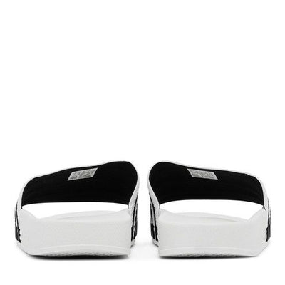 adidas Adilette White Core Black White
