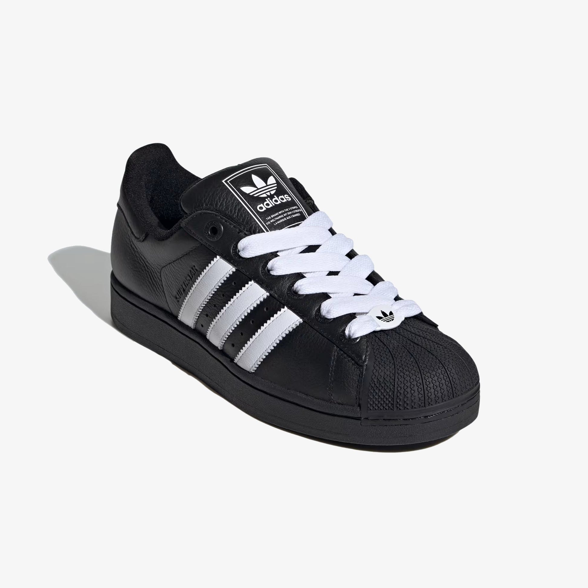 Adidas Originals | SUPERSTAR II { CLOUD BLACK/CLOUD WHITE