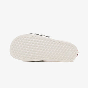 VANS | SLIDE-ON { BLACK/WHTIE