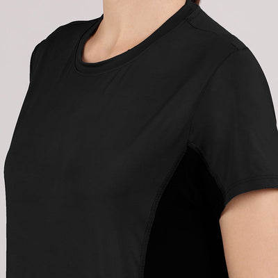 Flaunt Workout Tee - Black