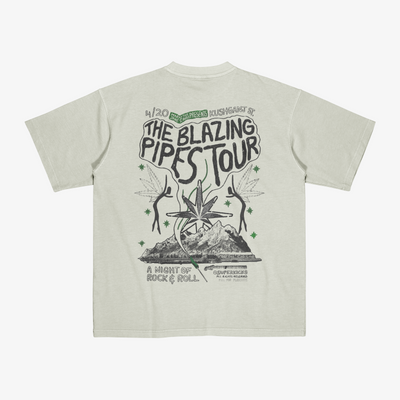 Superkicks | MJ & THE BUDS 'CONCERT TEE { SMOKE GREEN