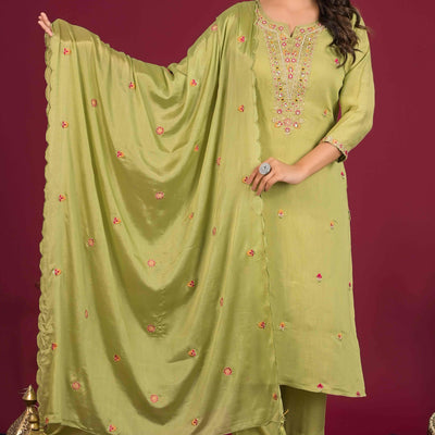 green-floral-embroidered-pure-cotton-salwar-suit