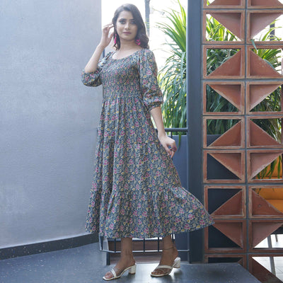 grey-floral-printed-pure-cotton-maxi-dress