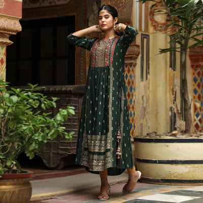 green-printed-with-embroidered-rayon-long-kurti