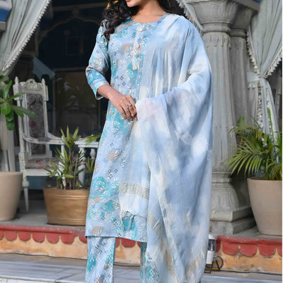 grey-turquoise-floral-foil-printed-rayon-salwar-suit