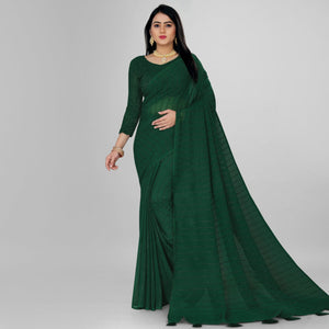 green-woven-chiffon-saree-with-tassels-2