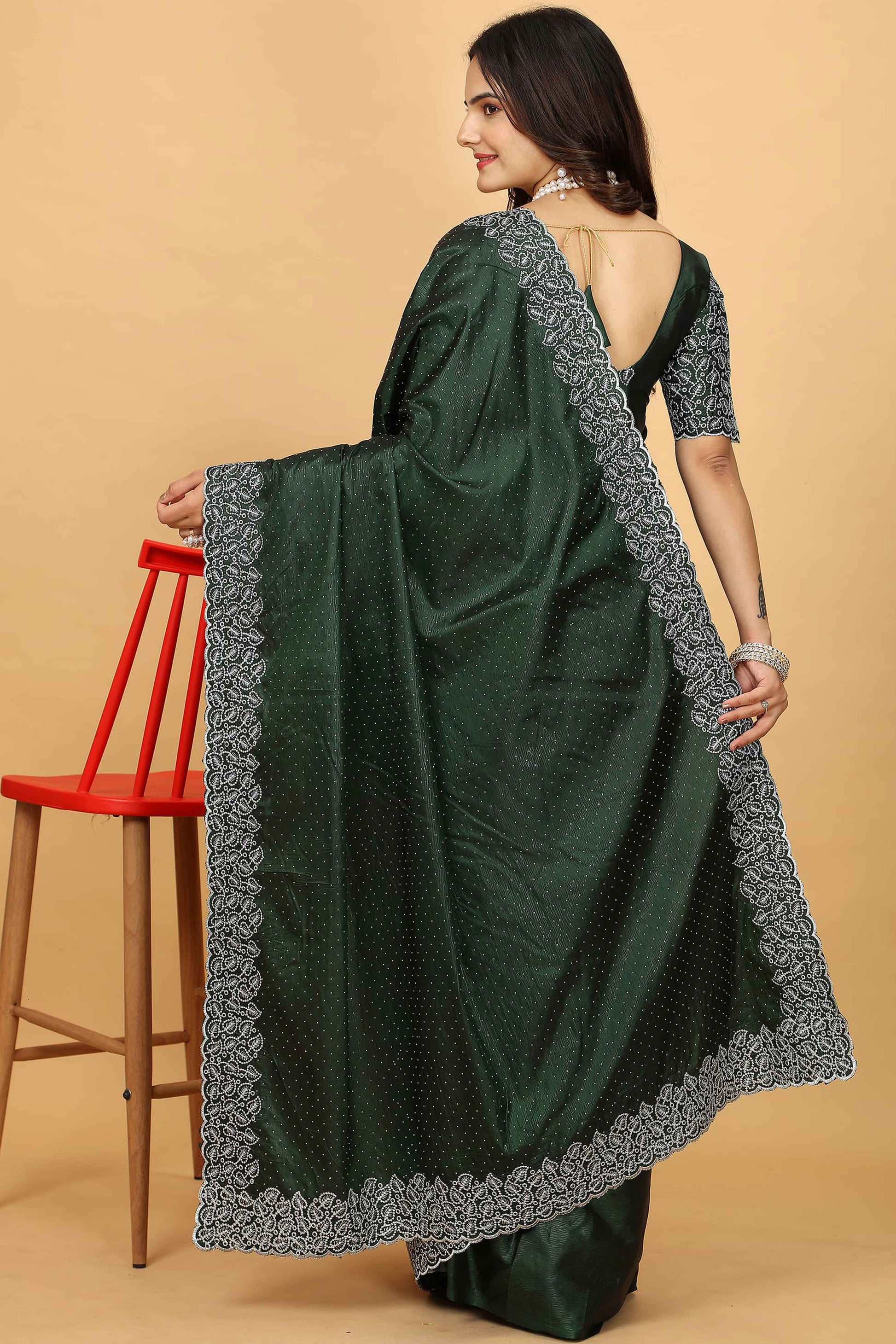green-swarovski-work-paper-silk-saree-with-embroidery-zari-border