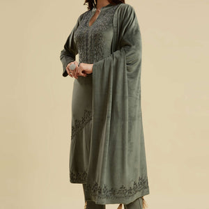 grey-embroidered-velvet-straight-salwar-suit
