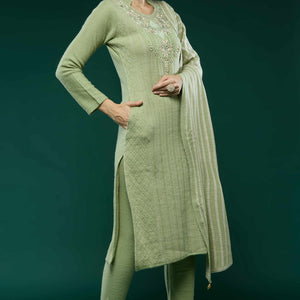 green-embroidered-woolen-straight-salwar-suit