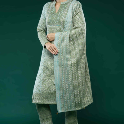 green-embroidered-woolen-straight-salwar-suit-1
