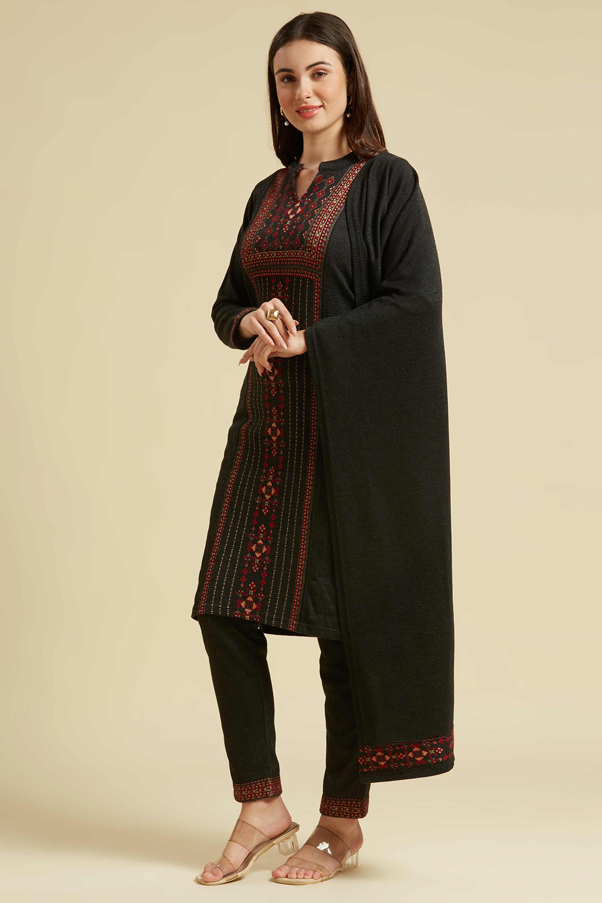 grey-floral-woolen-salwar-suit