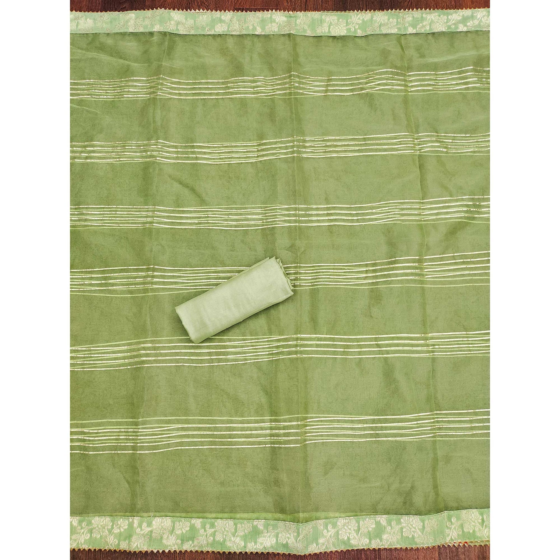 green-woven-with-handwork-jacquard-dress-material-1