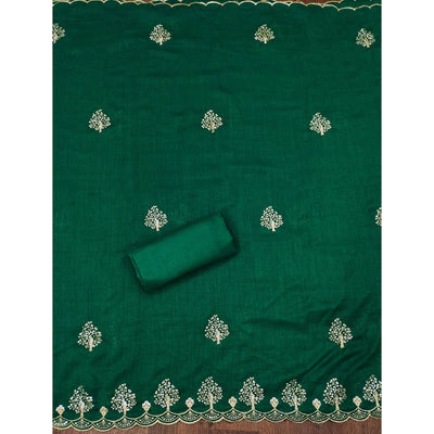 green-sequins-embroidered-vichitra-silk-dress-material-2