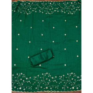 green-floral-embroidered-vichitra-silk-dress-material-9