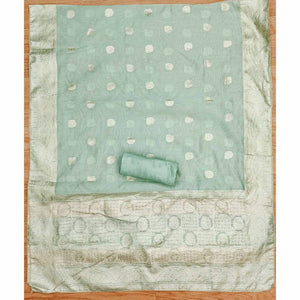 green-floral-woven-with-hand-embroidered-jacquard-dress-material-1