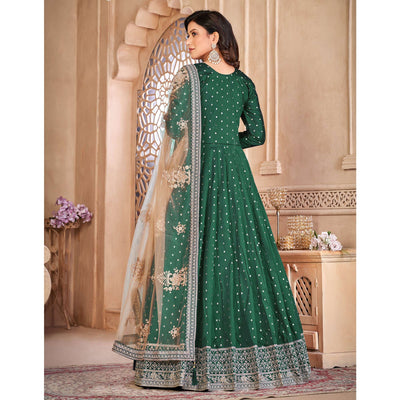 green-floral-embroidered-tapetta-silk-semi-stitched-anarkali-suit