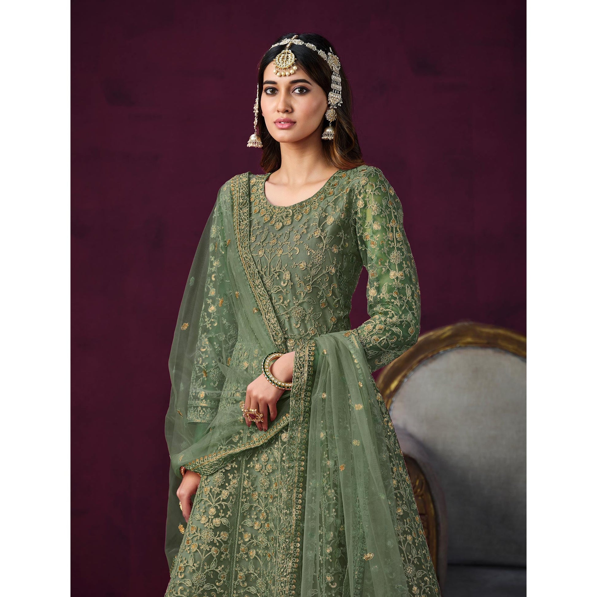 green-floral-embroidered-net-semi-stitched-anarkali-suit-3