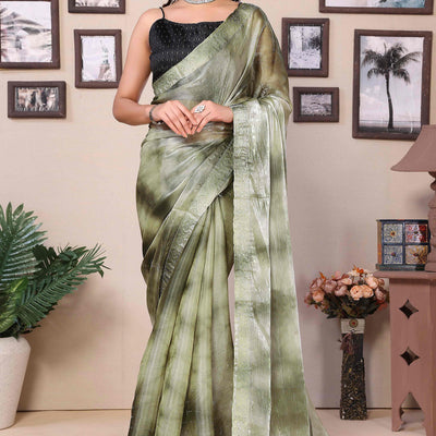 green-printed-with-diamond-work-zimmi-choo-organza-ready-to-wear-saree