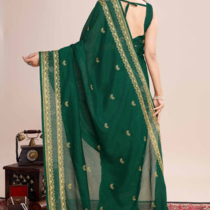 green-floral-embroidered-vichitra-silk-saree-6
