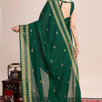 green-floral-embroidered-vichitra-silk-saree-6