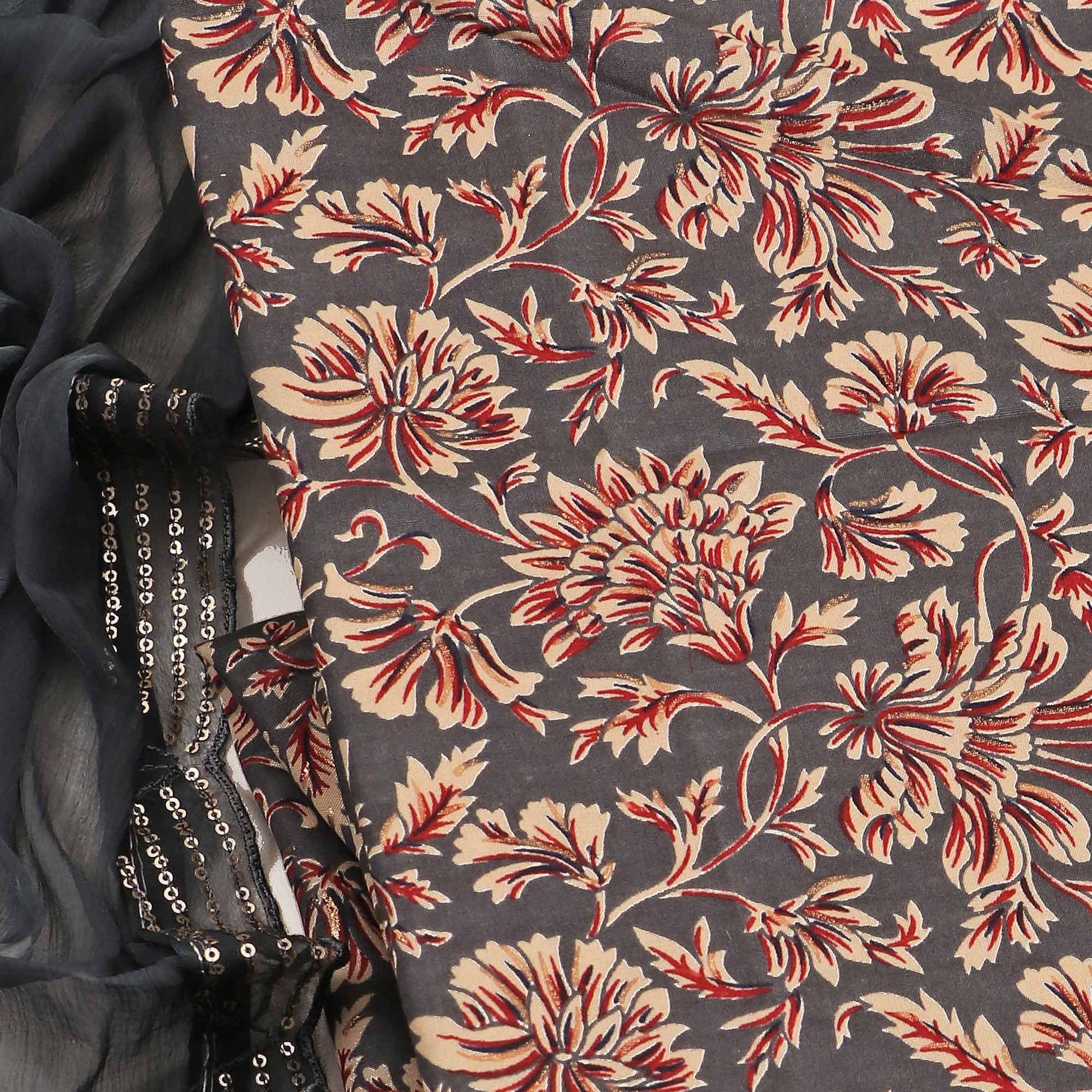 grey-floral-foil-printed-cotton-blend-dress-material
