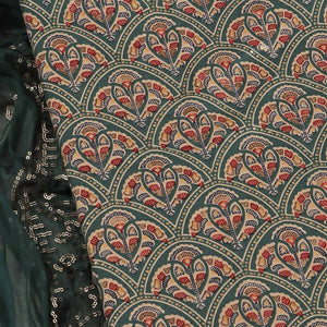 green-floral-foil-printed-cotton-blend-dress-material