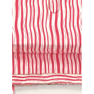 Gajari Pink Leheriya Printed With Gota Patti  Work Pure Cotton Dress Material