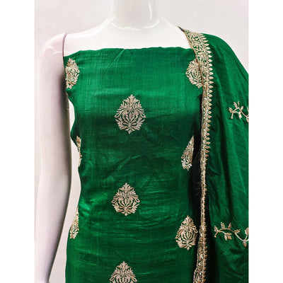 green-floral-embroidered-vichitra-silk-dress-material-6