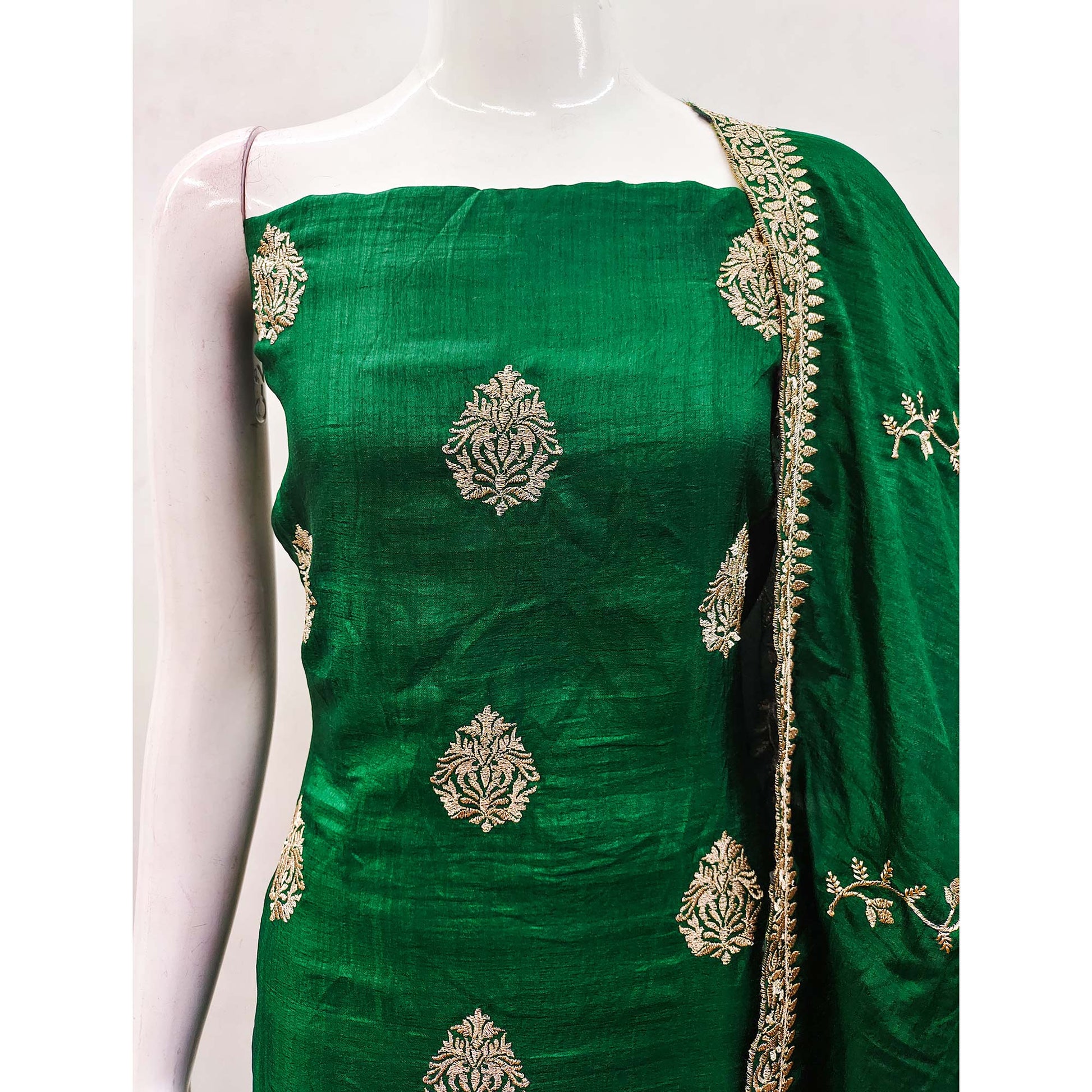 green-floral-embroidered-vichitra-silk-dress-material-6