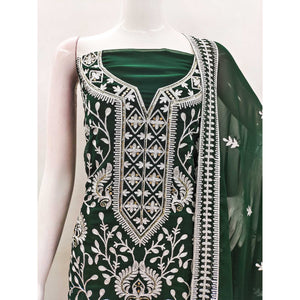 green-floral-sequins-embroidered-georgette-dress-material-4