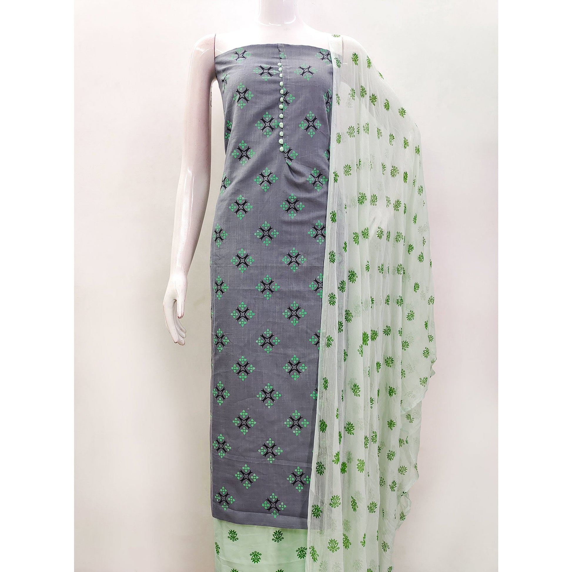 grey-green-floral-printed-cotton-blend-dress-material