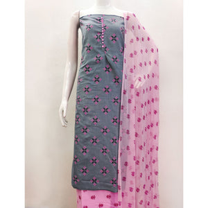 grey-pink-floral-printed-cotton-blend-dress-material