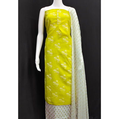 green-cotton-blend-floral-printed-dress-material