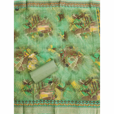 green-floral-foil-printed-with-embroidery-modal-cotton-silk-dress-material