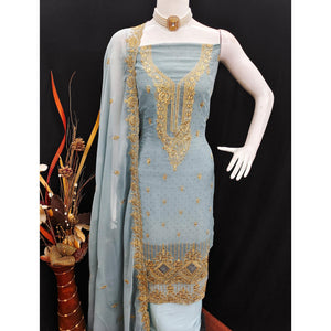 grey-embroidered-with-swarovski-work-georgette-dress-material