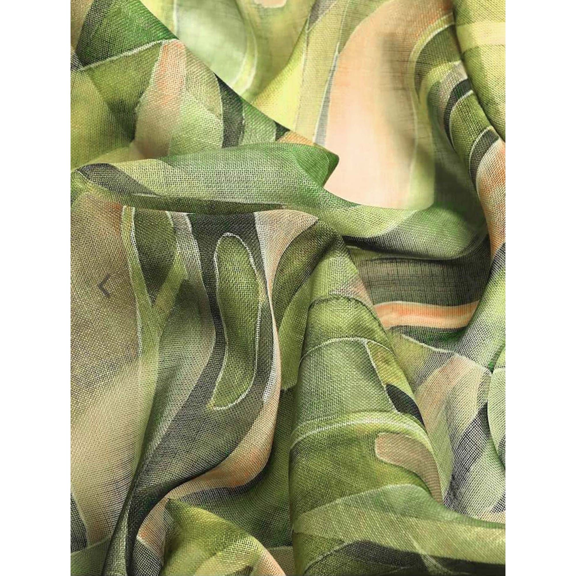 green-abstract-digital-printed-linen-saree-with-zari-border-1