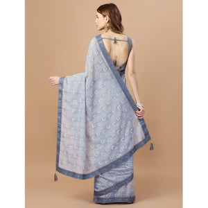 grey-foil-printed-chiffon-saree-with-lace-border
