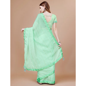 green-zari-work-chiffon-saree