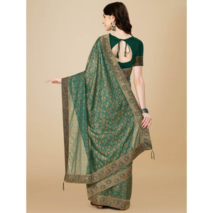 green-floral-handloom-woven-rayon-saree