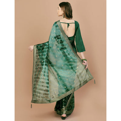green-zari-work-chiffon-saree-lace-border-1