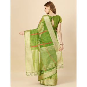 green-floral-embroidery-with-swarovski-work-organza-saree-3