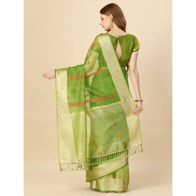 green-floral-embroidery-with-swarovski-work-organza-saree-3