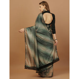 green-digital-printed-lycra-saree-with-lace-border