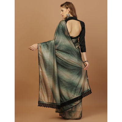 green-digital-printed-lycra-saree-with-lace-border