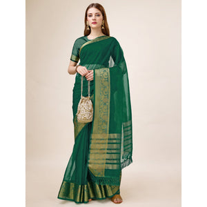 green-swarovski-work-organza-saree-with-tassels