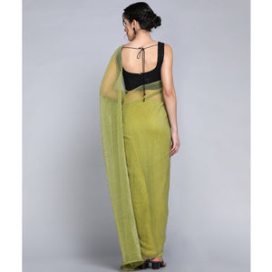 green-solid-lycra-crush-saree