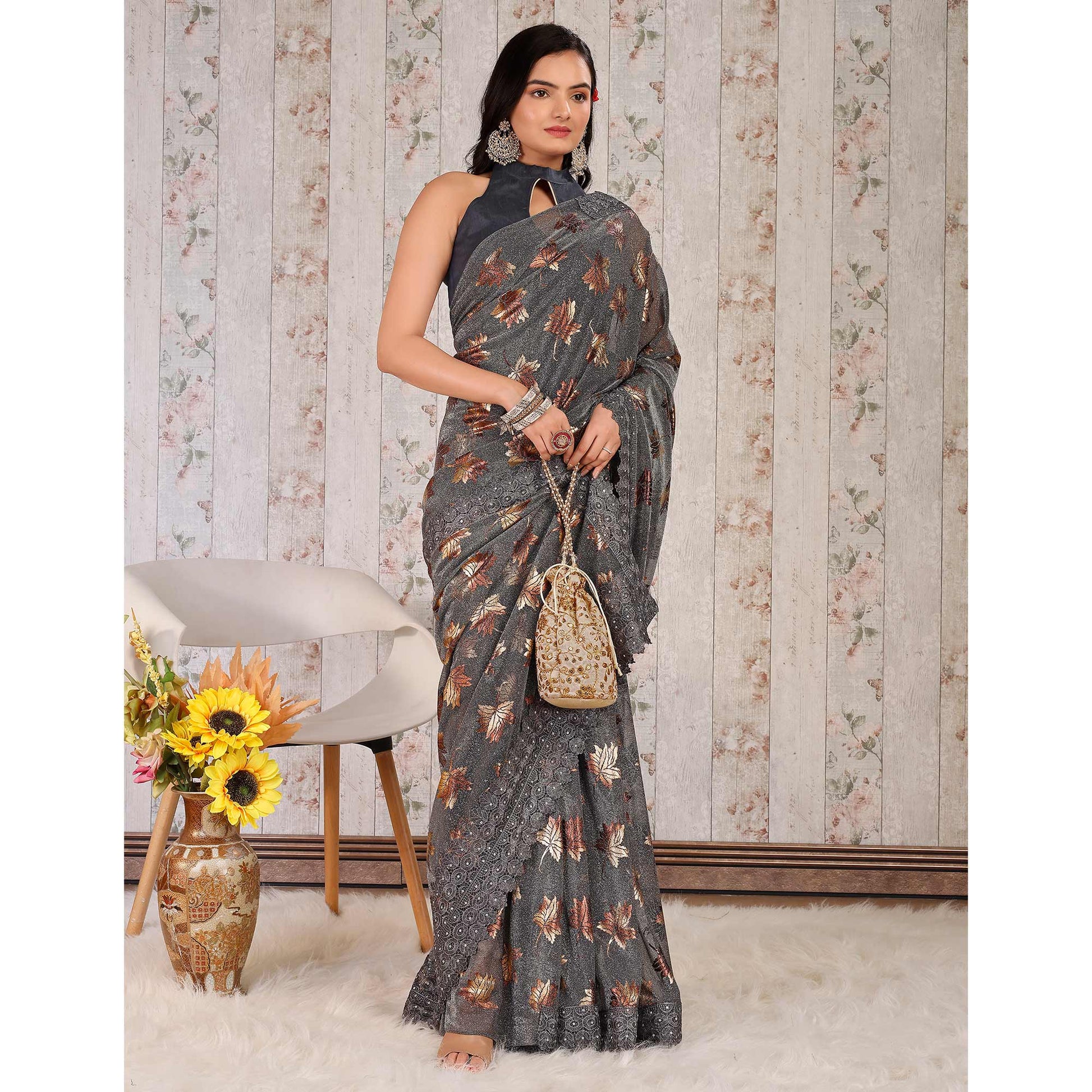 grey-foil-printed-lycra-saree-with-embroidered-lace-border-1