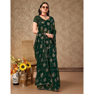 green-foil-printed-chiffon-saree-with-gota-patti-lace-border