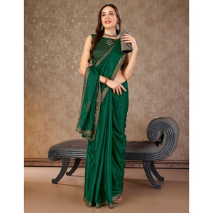 green-swarovski-work-vichitra-silk-saree-with-lace-border